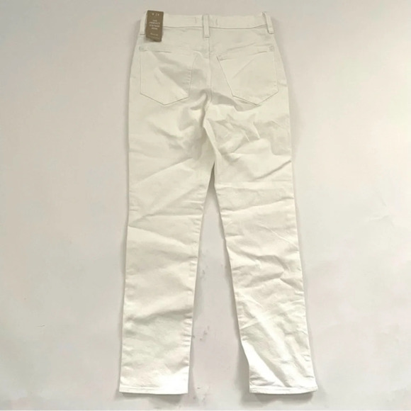 New Madewell The High Rise Perfect Vintage Jean Tile White 24 - Picture 3 of 12